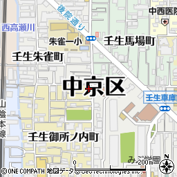 リパーク壬生御所ノ内町第３駐車場周辺の地図
