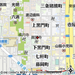 京都府京都市中京区畳屋町周辺の地図