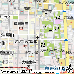 株式会社フォースワン　ハリケーン寺町京極店周辺の地図
