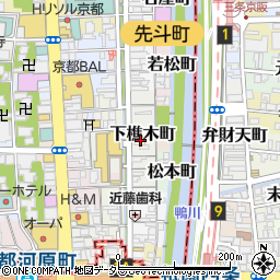 先斗町 肉処 だん炉 京都店周辺の地図