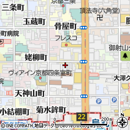 京都府京都市中京区橋弁慶町224周辺の地図