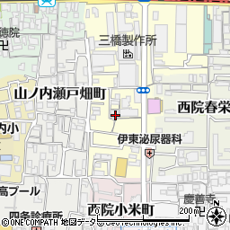 京都府京都市右京区山ノ内赤山町2-8周辺の地図