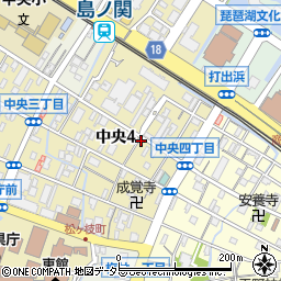 文化シヤッター株式会社大津営業所周辺の地図