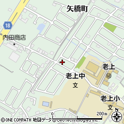 滋賀県草津市矢橋町52-58周辺の地図