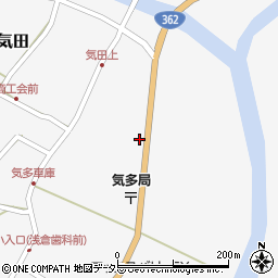 静岡県浜松市天竜区春野町気田942周辺の地図