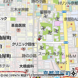 マツモトキヨシ京都新京極店周辺の地図