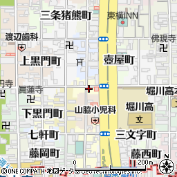 京都府京都市中京区金屋町772周辺の地図
