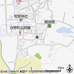 兵庫県西脇市日野町280周辺の地図
