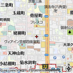 京都府京都市中京区橋弁慶町226周辺の地図