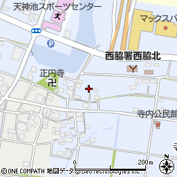 兵庫県西脇市寺内432-1周辺の地図