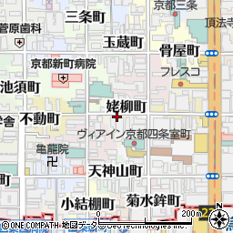 京都府京都市中京区姥柳町周辺の地図