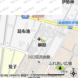 愛知県豊田市畝部西町柳原1-23周辺の地図