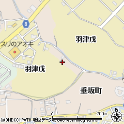 三重県四日市市垂坂町2093周辺の地図