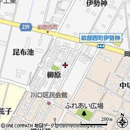 愛知県豊田市畝部西町柳原1-79周辺の地図