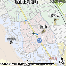 クリクラ京都周辺の地図