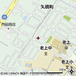 滋賀県草津市矢橋町52-46周辺の地図