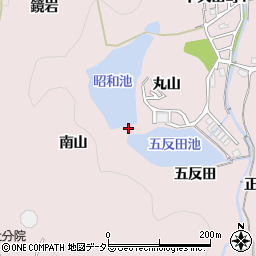京都府亀岡市下矢田町古池周辺の地図