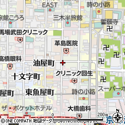 京都府京都市中京区蛸屋町周辺の地図