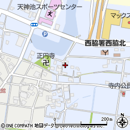 兵庫県西脇市寺内435周辺の地図