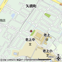 滋賀県草津市矢橋町52-9周辺の地図