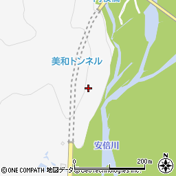 美和トンネル周辺の地図