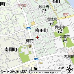 静岡県静岡市清水区梅田町11-10周辺の地図
