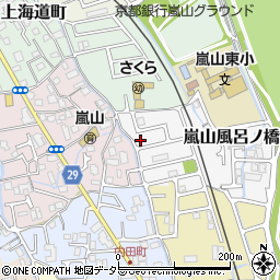 京都府京都市西京区嵐山風呂ノ橋町32周辺の地図