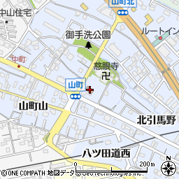 愛知県知立市山町桜馬場3周辺の地図