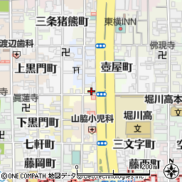 京都府京都市中京区金屋町774周辺の地図