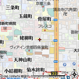 京都府京都市中京区橋弁慶町周辺の地図