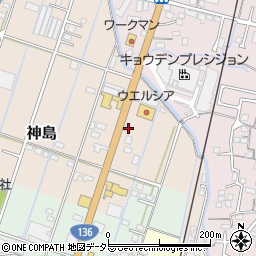静岡県伊豆の国市神島47周辺の地図