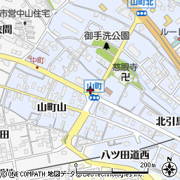 愛知県知立市山町桜馬場8周辺の地図