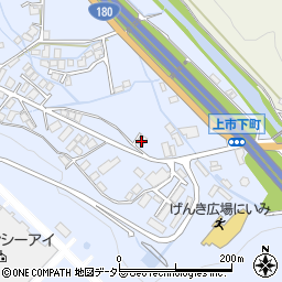 岡山県新見市上市59周辺の地図
