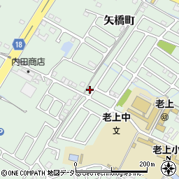 滋賀県草津市矢橋町52-43周辺の地図