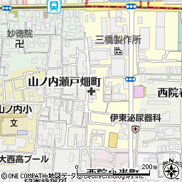 京都府京都市右京区山ノ内赤山町27-3周辺の地図