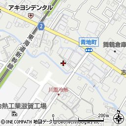 滋賀県草津市青地町737周辺の地図