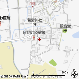 兵庫県西脇市日野町260周辺の地図
