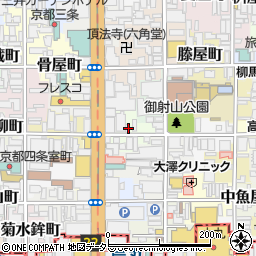 京都府京都市中京区一蓮社町298周辺の地図