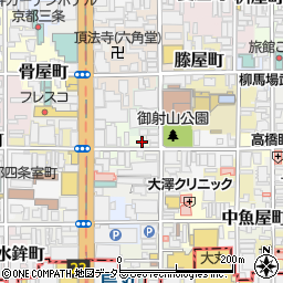 京都府京都市中京区一蓮社町308周辺の地図