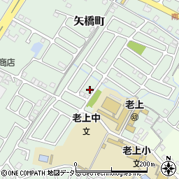 滋賀県草津市矢橋町52-8周辺の地図