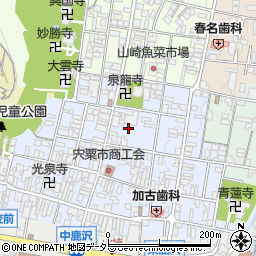 兵庫県宍粟市山崎町山崎周辺の地図