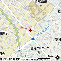 静岡県静岡市清水区西高町15-19周辺の地図