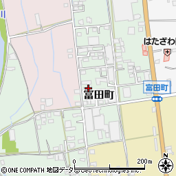 兵庫県西脇市富田町107-1周辺の地図