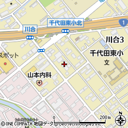 ツクイ静岡川合グループホーム周辺の地図