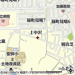 京都府亀岡市篠町篠上中沢21周辺の地図