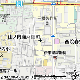 京都府京都市右京区山ノ内赤山町26-3周辺の地図