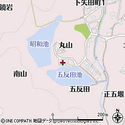京都府亀岡市下矢田町丸山周辺の地図