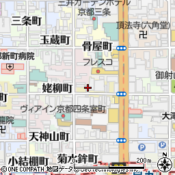 京都府京都市中京区橋弁慶町221周辺の地図
