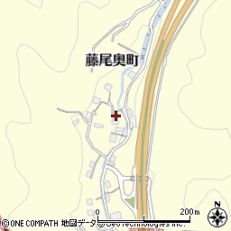 滋賀県大津市藤尾奥町4-23周辺の地図