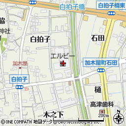 愛知県東海市加木屋町白拍子69周辺の地図